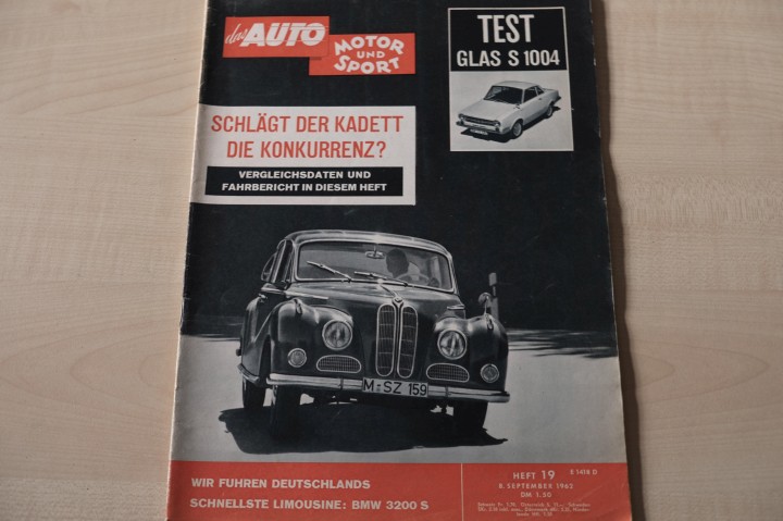 Auto Motor und Sport 19/1962